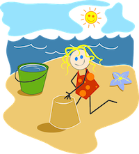 enfant et plage